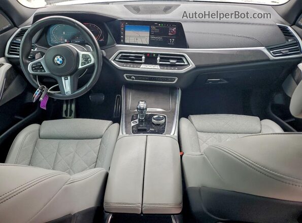 5UXCR6C0XP9N85532 2023 BMW X5 Blue Widok deski rozdzielczej