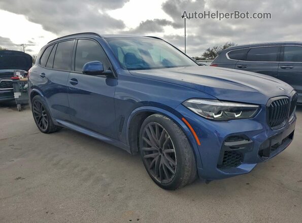 5UXCR6C0XP9N85532 2023 BMW X5 Blue Przód prawy