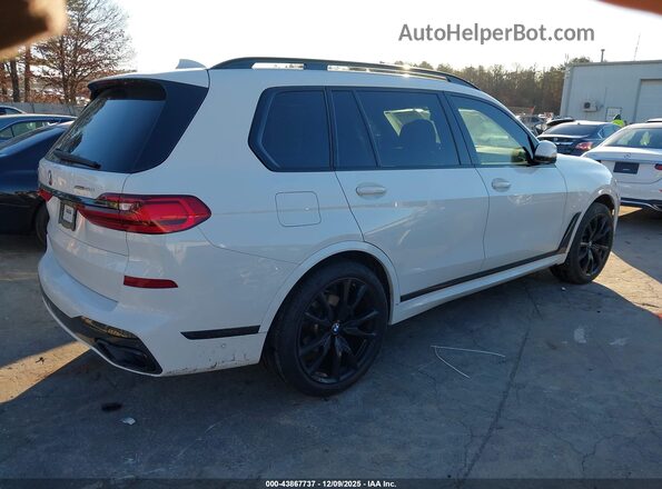 5UXCW2C01L9C45507 2020 BMW X7 Белый Задняя правая четверть