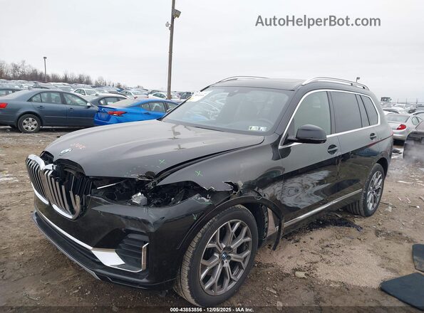 5UXCW2C01M9E40492 2021 BMW X7 Black Դիմացի տեսք