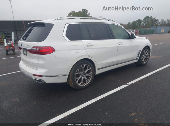 5UXCW2C02M9E98241 2021 BMW X7 White Trasero derecho