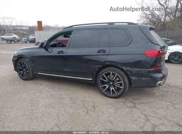 5UXCW2C02M9G00007 2021 BMW X7 Черный Задняя левая четверть