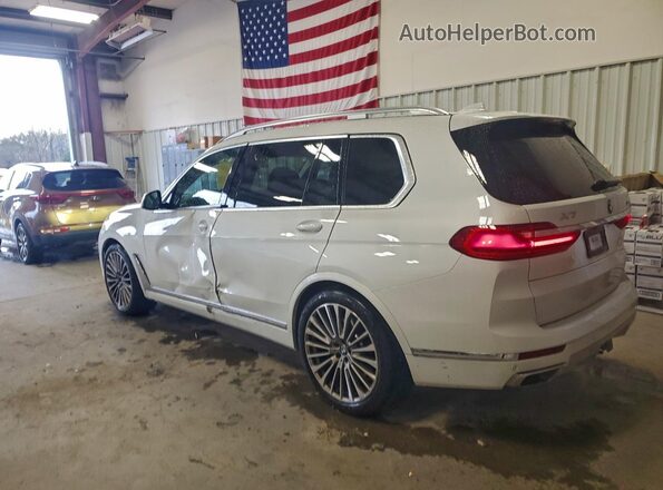 5UXCW2C02N9L52050 2022 BMW X7 White Հետևի ձախ