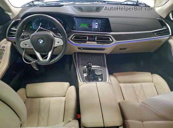 5UXCW2C02N9L52050 2022 BMW X7 White Առջևի վահանակի տեսք