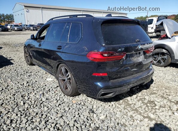 5UXCW2C03N9M16063 2022 BMW X7 Blue Задня ліва чверть