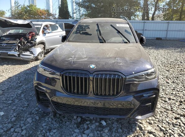 5UXCW2C03N9M16063 2022 BMW X7 Blue Вид спереду
