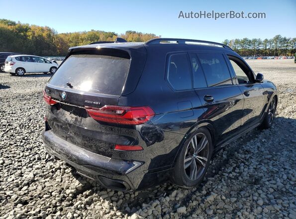 5UXCW2C03N9M16063 2022 BMW X7 Blue Задня права чверть