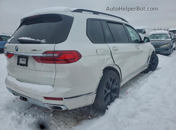 5UXCW2C06M9G35200 2021 BMW X7 White Հետևի աջ