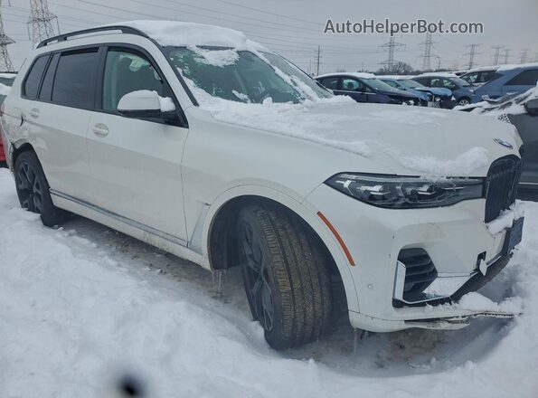 5UXCW2C06M9G35200 2021 BMW X7 White Առջևի աջ