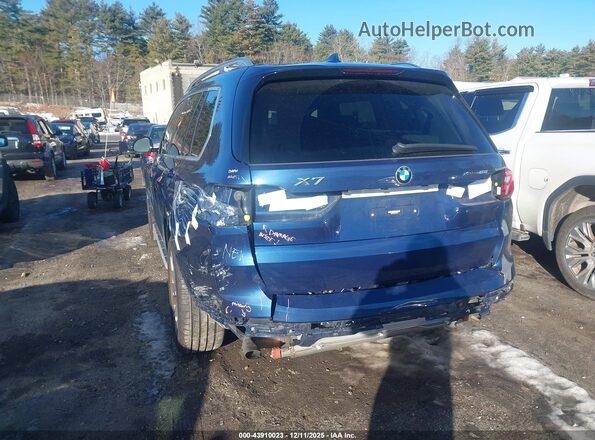 5UXCW2C06N9L19603 2022 BMW X7 Blue Vista frontal
