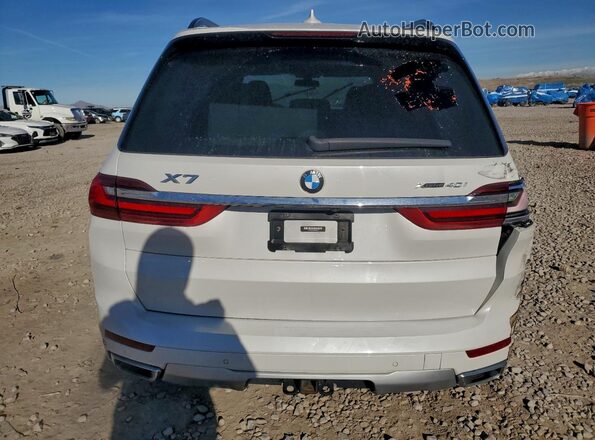 5UXCW2C08L9C52440 2020 BMW X7 White Vista trasera