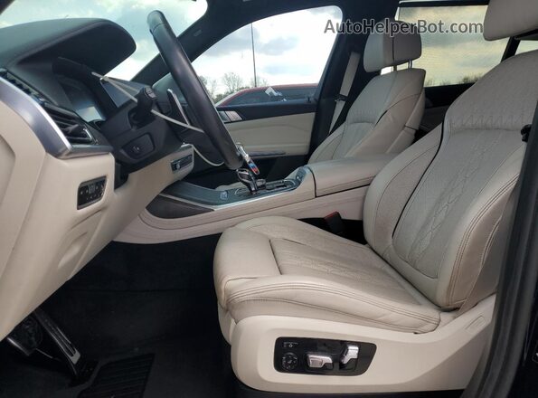 5UXCW2C0XL9B49679 2020 BMW X7 Blue წინა სალონის ხედი