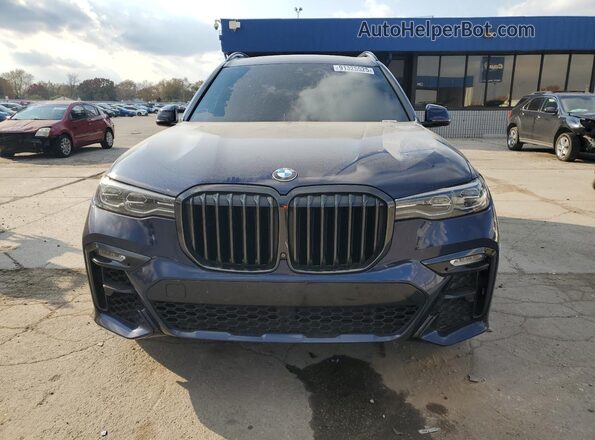 5UXCW2C0XL9B49679 2020 BMW X7 Blue წინა ხედი