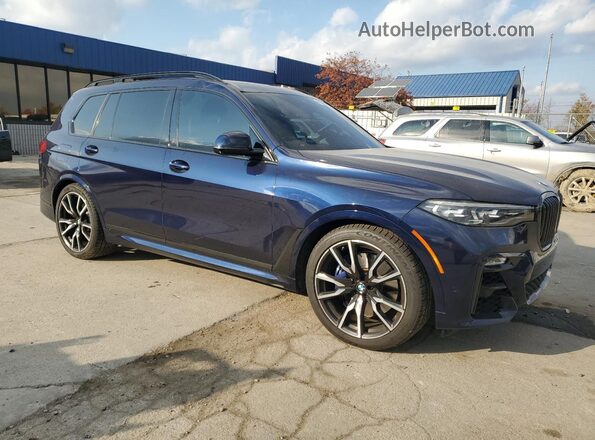 5UXCW2C0XL9B49679 2020 BMW X7 Blue წინა მარჯვენა