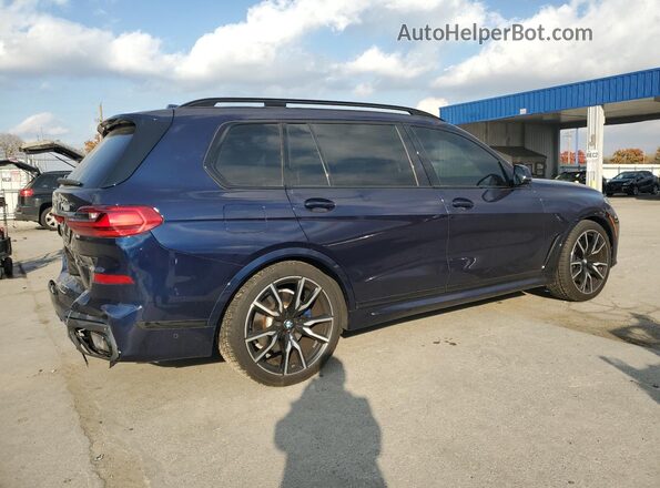 5UXCW2C0XL9B49679 2020 BMW X7 Blue უკანა მარჯვენა