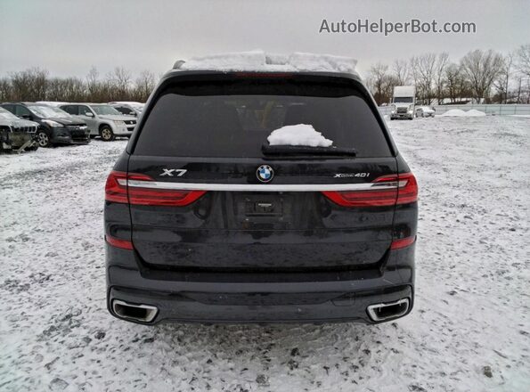 5UXCW2C0XN9J99059 2022 BMW X7 Black Widok z tyłu