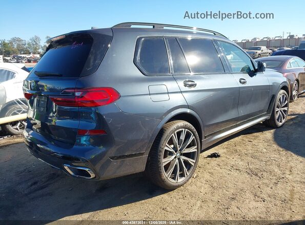 5UXCW2C0XN9K72804 2022 BMW X7 Black უკანა მარჯვენა