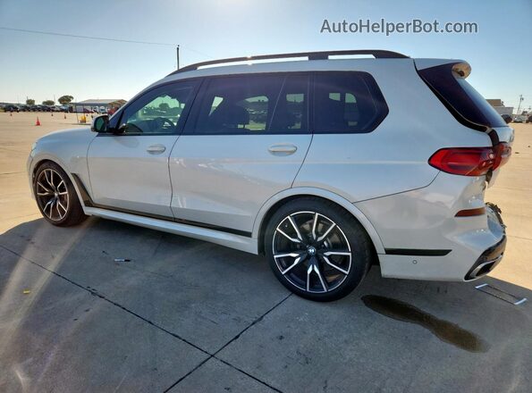 5UXCX4C55KLS36330 2019 BMW X7 White Trasero izquierdo