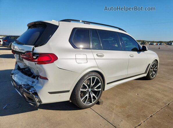 5UXCX4C55KLS36330 2019 BMW X7 White Trasero derecho