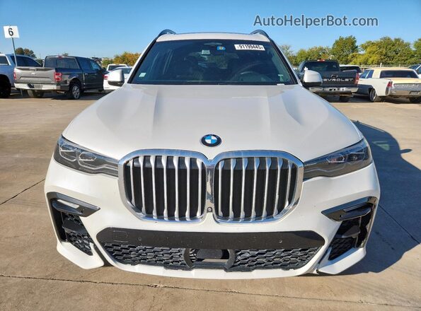 5UXCX4C55KLS36330 2019 BMW X7 White Vista frontal