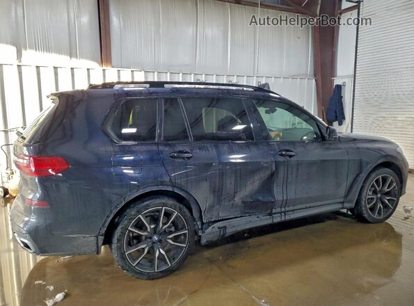 5UXCX4C58KLB39593 2019 BMW X7 Синий Задняя правая четверть