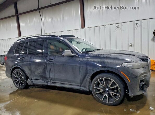 5UXCX4C58KLB39593 2019 BMW X7 Синий Передняя правая четверть