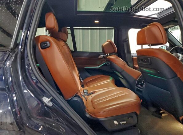5UXCX4C58KLB39593 2019 BMW X7 Синий Вид задней части салона