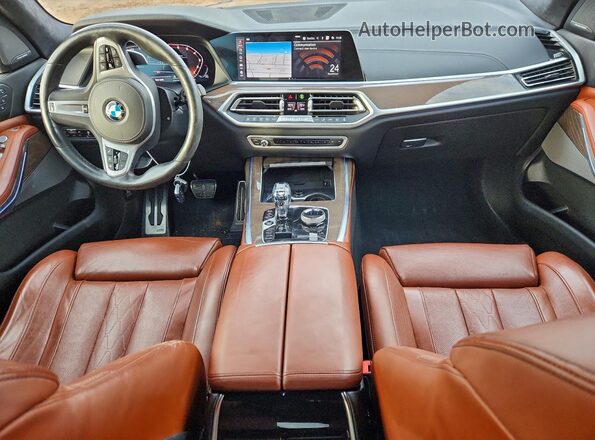 5UXCX6C03L9C13033 2020 BMW X7 Black Dashboard view