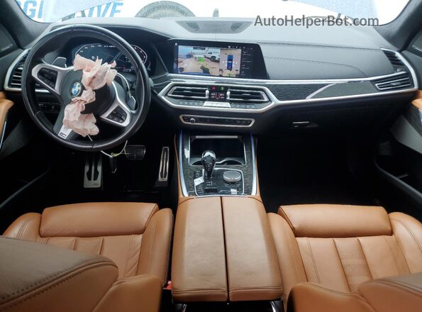 5UXCX6C06M9E93662 2021 BMW X7 Синий Вид панели приборов