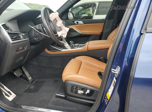 5UXCX6C06M9E93662 2021 BMW X7 Синий Вид салона спереди