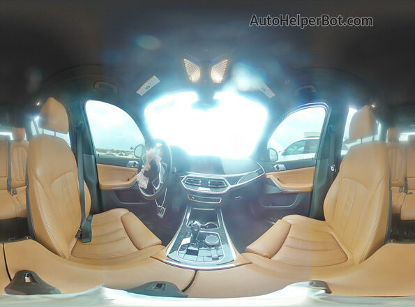 5UXCX6C06M9E93662 2021 BMW X7 Синий Панорамный вид салона 360°