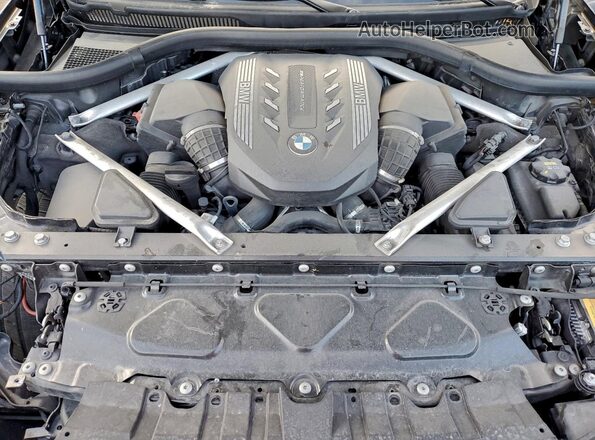 5UXCX6C06M9H34992 2021 BMW X7 Blue ძრავის განყოფილების ხედი