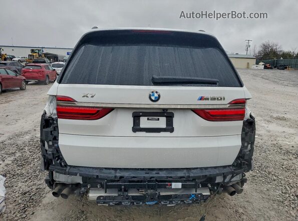 5UXCX6C08L9B07130 2020 BMW X7 White Widok z tyłu