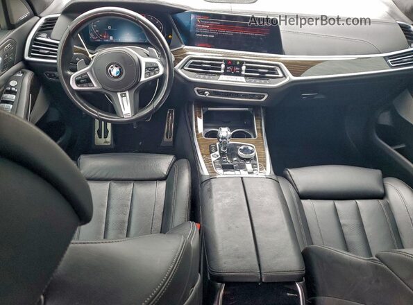 5UXCX6C08L9B07130 2020 BMW X7 White Widok deski rozdzielczej