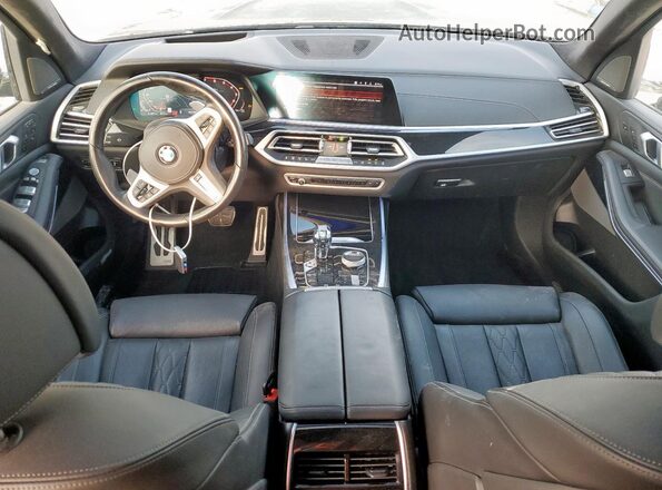 5UXCX6C0XM9E86102 2021 BMW X7 Black Widok deski rozdzielczej