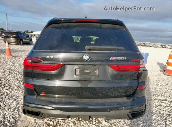 5UXCX6C0XM9E86102 2021 BMW X7 Black Widok z tyłu