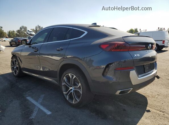 5UXCY4C04L9B58660 2020 BMW X6 Gray Rear left