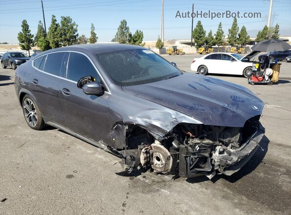 5UXCY4C04L9B58660 2020 BMW X6 Gray Front right