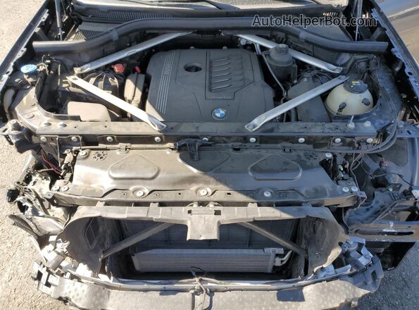 5UXCY4C04L9B58660 2020 BMW X6 Gray Rear interior view