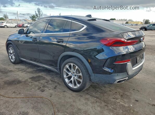 5UXCY4C06L9C19488 2020 BMW X6 Black Задня ліва чверть