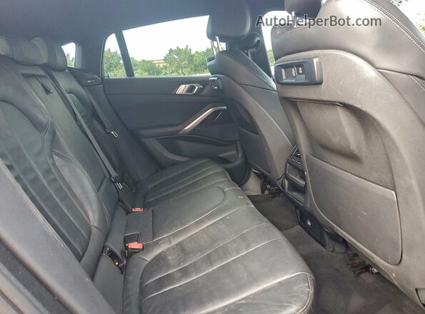 5UXCY4C06L9C19488 2020 BMW X6 Black Вид задніх сидінь