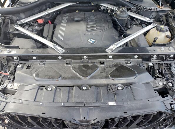 5UXCY4C06L9C19488 2020 BMW X6 Black Вид задньої частини салону