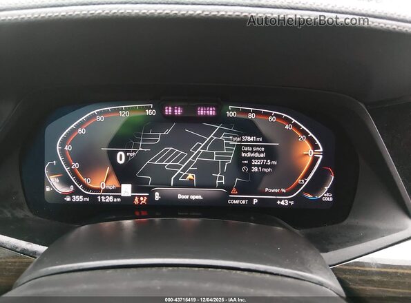 5UXCY6C00P9S03866 2023 BMW X6 Blue Հետևի նստատեղերի տեսք