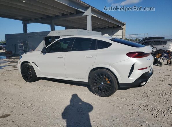 5UXCY6C03P9R77741 2023 BMW X6 White Trasero izquierdo