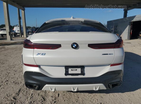 5UXCY6C03P9R77741 2023 BMW X6 White Vista trasera