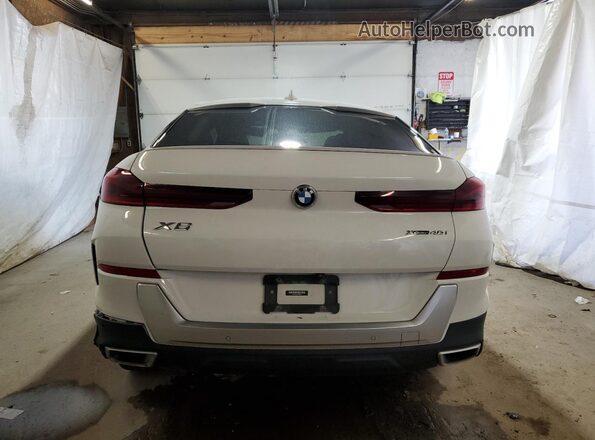 5UXCY6C04M9G89807 2021 BMW X6 White Vista trasera
