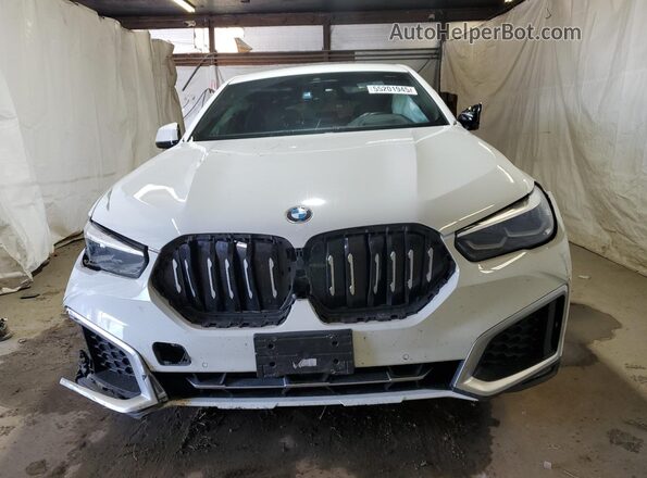 5UXCY6C04M9G89807 2021 BMW X6 White Vista frontal
