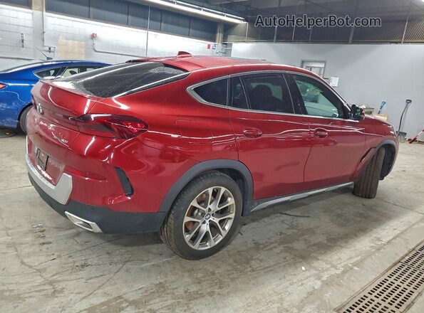 5UXCY6C05P9N73310 2023 BMW X6 Red Trasero derecho
