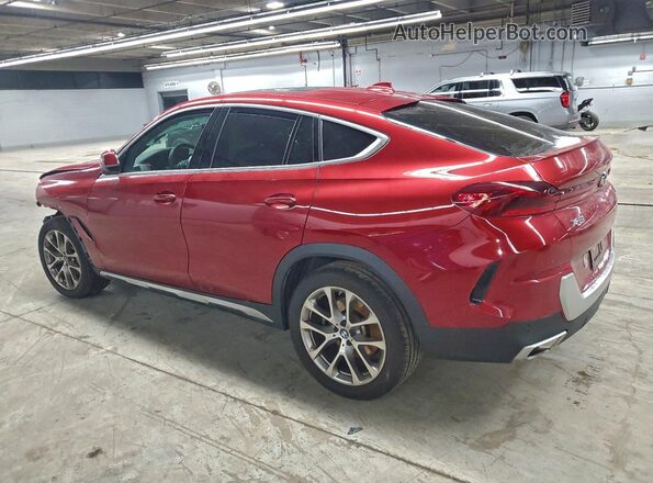 5UXCY6C05P9N73310 2023 BMW X6 Red Trasero izquierdo
