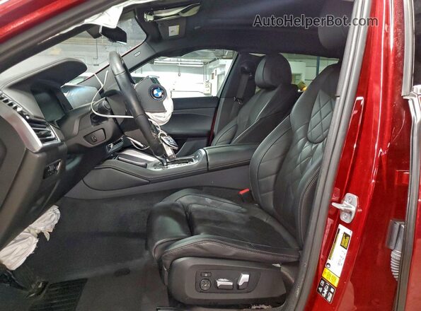 5UXCY6C05P9N73310 2023 BMW X6 Red Vista interior delantera